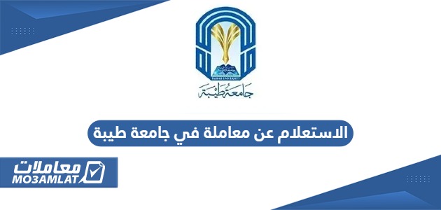 رابط الاستعلام عن معاملة في جامعة طيبة